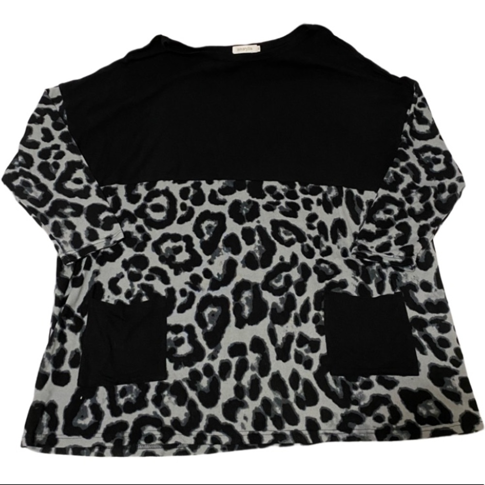 Amaryllis Leopard Tunic With Pockets
